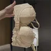 Ropa interior Push-up para Pecho Pequeño para Mujer Sujetador Superior Sujetador Sujetador Sujetador Sujetador Sujetador Trasero Nuevo Traje de Sujetador Ajustable