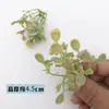 Nuevo Arte de Color Escarcha con Hojas Verdes Mate Imitación Hierba Caja de Regalo Ramo Caja de Flores Decorativa Regalo Acompañante Joyería