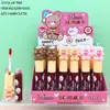 MLUNDO Coloración Fácil Hidratante Duradero Espejo Tinte Labial Lápiz Labial Agua Sedoso Tinte Brillo de Labios Esmalte Labial