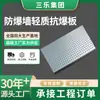 Fábrica de Origen Tablero Antiexplosión Pared Antiexplosión Ignífuga Tablero Ligero Antiexplosión Compuesto de Fibrocemento de 9.5 mm Placa de Acero Galvanizado