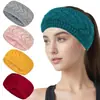 Faixa de Cabelo de Veludo Torcido Tricotado Inverno Novo Europeu e Americano Faixa de Cabeça Esportiva Com Forro Extra Proteção Contra Frio Acessórios de Cabelo Faixa de Cabelo