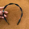 Faixa de Cabelo Espiral com Laço de Uma Peça e Duas Peças de Alta Qualidade Coreana para Mulheres Sem Amarrar a Cabeça Acessórios de Cabelo Vermelho Padrão Torcido Faixa de Cabelo