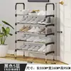 Estante para Zapatos Simple de Almacenamiento de Venta Caliente Transfronterizo Estante para Zapatos para el Hogar Dormitorio Estante de Almacenamiento de Tubo de Acero Multifuncional de Varias Capas para Entrada