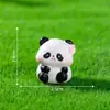Miniatura de filhote de panda fofo para paisagismo de jardim, decoração DIY, pequenos enfeites de mesa