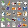 100 pegatinas originales de figuras de palo de animales de dibujos animados, lindas, transfronterizas, impermeables, decorativas para computadora y teléfono móvil, al por mayor