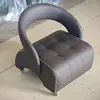 Banqueta pequena com roda universal sala de estar uso doméstico rodízios banqueta pequena banqueta de sofá troca de sapatos cadeira pequena cadeira de rodinhas cadeira com encosto