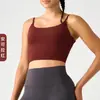 Sujetador Deportivo de Mujer con Forma de U y Tirantes Finos, Hermoso Diseño de Espalda, Sin Costuras y Cómodo para Yoga, Fitness y Pilates