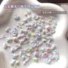 Set de Accesorios para Uñas con Forma de Estrella, Concha, etc. de 12 Piezas Popular Transfronterizo Aurora Caracola Coco Árbol DIY Portátil Accesorios de Pedrería para Uñas