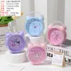 Sino de metal de 3 polegadas para estudantes com despertador pequeno silencioso relógio de cabeceira decoração criativa para casa retrô nostálgica