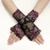 Venta al por mayor del fabricante Guantes de encaje finos de verano Protección solar Mangas de ciclismo para mujer Mangas falsas de rendimiento para baile