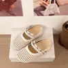 Sandalias Boken para Mujer 2026 Nuevo Estilo de Verano Versátiles con Faldas, sin Cierre, Tejidas, Transpirables Medias Zapatillas para Mujer