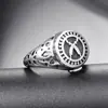 Amazon/AliExpress joyería de comercio exterior al por mayor Anillo celta de acero inoxidable Anillo para hombre europeo y americano