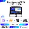 Adecuado para Navegación de Coche 01-06 Honda Crv, Carplay, Navegación de Pantalla Grande Android, Navegación GPS Audiovisual Inteligente