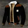 Chaqueta de Vuelo Nueva para Hombre Primavera/Otoño Chaqueta de Motociclista Cuello Alto Cremallera Chaqueta de Béisbol Chaqueta Cortavientos de Moda para Ciclismo