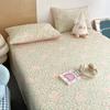2025 Nuevo Algodón Puro Cama Sábanas Pieza Única 100 Algodón Verano Dormitorio Infantil Edredón Individual Doble Funda de Almohada Juego de Tres Piezas 3