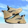 Zapatos deportivos casuales transfronterizos de talla extragrande para hombre, adecuados para todas las estaciones, zapatos de malla transpirables para padres de mediana edad, zapatillas para correr