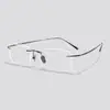Armazones de Gafas sin Montura Bicolor para Hombre, Titanio Puro Ultraligero, Aptos para Lentes de Graduación, Armazón Cuadrado Simple Elegante para Negocios de Hombre, Modernos