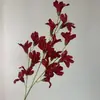 Flores Artificiales de Fresia Decoraciones para Ventanas de Hogar y Sala de Estar Flores Decoración de Pared de Fondo para Bodas al Aire Libre Flores Artificiales Personalizables