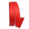 Cinta Roja Brillante, Cinta de Poliéster Acanalado Encriptado, Cinta de Seda, Cinta para Bodas, Cinta Decorativa Festiva, Cinta de Moño, Cinta de Serpentina