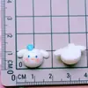 Mini Branco Pequeno Estilo Desenho Animado Brincalhão Material Artesanal Adesivos Cola Creme DIY Ovo Pochê Animal Acessórios de Resina