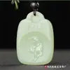 Venta al por mayor del fabricante Colgante del Zodiaco de Jade Afgano Natural Colgante de Jade para Hombres y Mujeres, Colgante de Jade del Año del Zodiaco