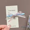 Presilha de Cabelo de Urso Azul Desenho Animado Fofo para Meninas, Presilha Jacaré com Laço e Pérola Artificial, Grampo de Cabelo Lateral Doce para Crianças, Acessório de Cabelo