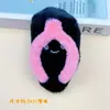 Lindo Otoño e Invierno Felpa Divertido Colgante de Pantuflas Dopamina Peludo Chica Bolso Colgante Máquina de Ganzos Muñeca