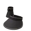 Sombrero de paja de verano para mujer protección solar protección UV ala ancha sombrero plegable para montar al aire libre sombrero de copa vacío venta al por mayor
