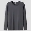 Camiseta de Manga Larga Otoño al por Mayor para Hombre Top Holgado talla extra Suéter de Moda para Hombre Primavera y Otoño Camisa Base Ropa de Otoño para Hombre