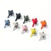 Llavero de Elefante Pequeño Lindo de Cuero Genuino Colgante Creativo de Animal para Llave de Coche Colgante de Muñeca de Bolso de Piel de Vaca de Primera Capa Lindo