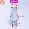 Acessórios para Lâmpada de Mesa de Vidro com Querosene Redutor Estilo Chaoshan, Cabeça de Lâmpada Dourada, Abajur Espessado, Pavio de Algodão