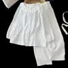 Pijama de algodão nuvem para meninas estilo primavera e outono roupa de casa de manga comprida infantil estilo princesa conjunto para ar condicionado retirar mercadoria da loja física
