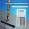 Bancada Furadeira Twist Drill Mini Furadeira Twist Micro Punching Agulha Furadeira Pequena Torção Buddha Bead Drill Glasses Drill Set