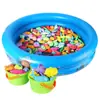 Juego de Juguetes de Pesca para Niños Magnético Luminoso Peces Cuadrado Puesto de Parque 1--3-6 Años Piscina de Pesca de Agua