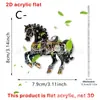 Sitio Web Independiente Ebony Horse Majesty2D Acrílico Decorativo Madera de Ébano Negra Figura de Caballo Esmaltado Vintage