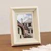 Moldura de Foto Simples Nórdica de Madeira Maciça para Mesa Mini Quadrada de Madeira 7 5 6 10 Foto A4 Parede de Fotos Estúdio
