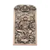 Token del Verdadero Emperador Marcial, Comando de los Cinco Truenos, Colgante Token de Tigre Cabeza de General Feng Shui de Viga Horizontal, Token de Bendición del Oficial Celestial