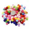 Bola de pelo de alta elasticidad de color material de producción creativo diy para jardín de infantes de niños bola de bola de pelo pequeño de color decoración de bola de pelo
