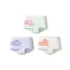 Calzoncillos tipo bóxer de algodón para niñas Balabala Shorts Triangulares para Niños Pequeños y Grandes Ropa Interior de Cuatro Esquinas para Bebés Paquete de Tres de Clase A