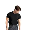 Camiseta de Verano para Hombre con Escote Pequeño, Corte Ajustado, Mangas Cortas, Realza la Musculatura, Adecuada para Usar Debajo de un Traje, Venta al por Mayor Transfronteriza de Comercio Exterior, Secado Rápido y Transpirable