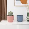 Maceta de cerámica carnosa para jardín, balcón, sala de estar, plantación de plantas en maceta, moderna y sencilla, directa de fábrica