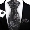 2025 Nueva Corbata para Hombre Jacquard de Poliéster 8cm Corbata de Cachemira Negocios Corbata de Alta Gama para Hombre Personalización
