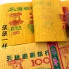 Ofrenda de Billete Amarillo a Qingming para Visitar la Tumba para Conmemorar a los Ancestros Billete Papel Amarillo Papel Burbuja Amarillo Diseño Mixto para Emitir Suministros Funerarios Sacrificiales