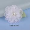 4-10cm fábrica em estoque camélia borda queimada flor chapelaria tecido flor feita à mão acessórios flor de tecido acessórios DIY broche