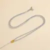 Corda Pendente Fina para Pingente, Corda de Jade, Corda de Colar de Jade Trançada à Mão, Corda para Pendurar Pingente no Pescoço, Corda Ajustável para Pendurar Joias