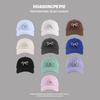 Gorra de béisbol con lazo de perla para mujer, estilo coreano, suave, con protección solar para exteriores, ideal para estudiantes.