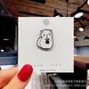 Broche de desenho animado personalizado broche de metal fofo em forma de gota de óleo acessórios para roupas bolsas acessórios de crachá broche