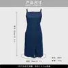 Novos aventais jeans de outono e inverno, atacado, para cafeterias, cozinhas, com tema floral e lojas de bubble tea; avental e uniformes de trabalho estilosos e atraentes, personalizáveis com estampas