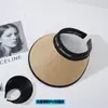 Nuevo Sombrero de Sol para Niños Verano Parte Superior Abierta Protección Solar Protección UV Playa Viaje Sombrero de Paja Sombrero de Sol