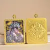 Colgante Thangka de Zorro de Flor de Durazno de Nueve Colas Estilo Tíbet, Colgante Étnico de Estilo Nacional de Moda, Estilo Antiguo de Flor de Durazno